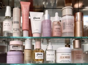 foto van skincare, la mer, gisou, Laura mercier